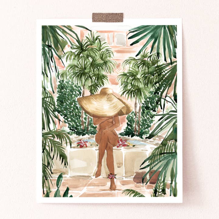 Ferie Mode Art Print for engroshandel hos Sabina Fenn