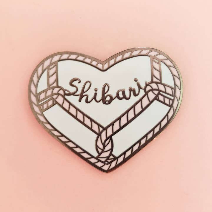 Mei Bee Art – Engroshandel Reversnål/knap – Shibari emaljestift3