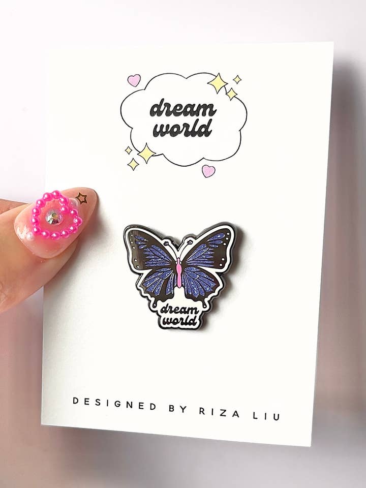 Butterfly - Épinglette en émail dur Dream World, série 1 pour la vente par Dream World
