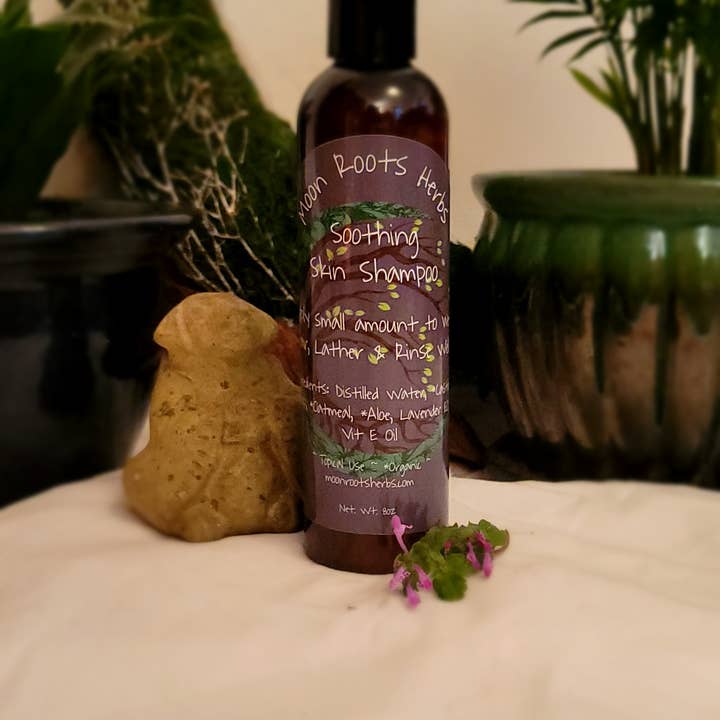 Soothing Skin Shampoo for wholesale by Moon Roots Herbs, LLC