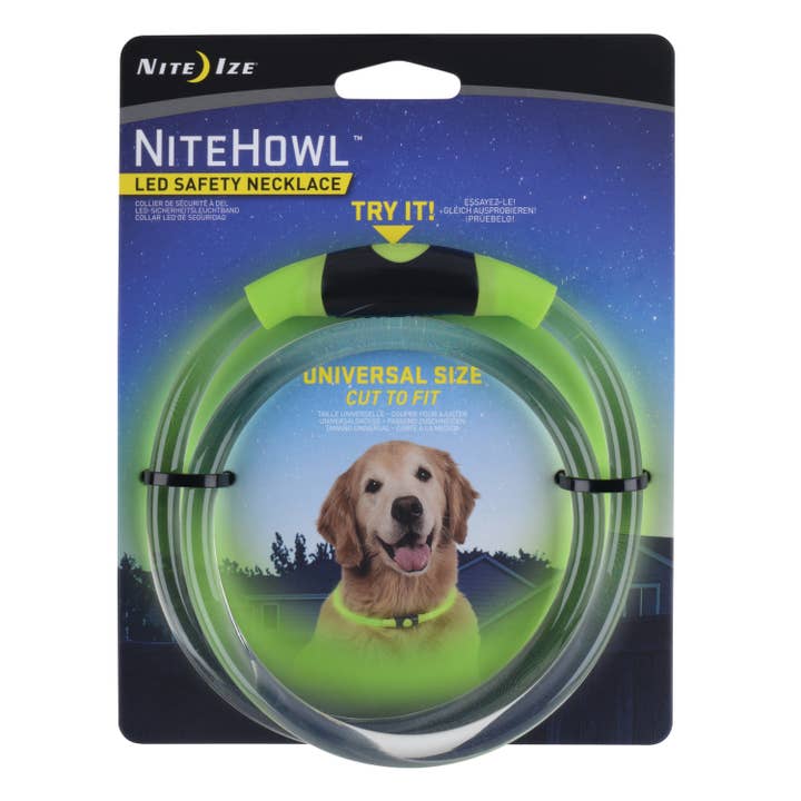 Pet Palette Distribution - Wholesale Pet Collar - Dog - Nite Ize NiteHowl LED Safety Necklace - Green
