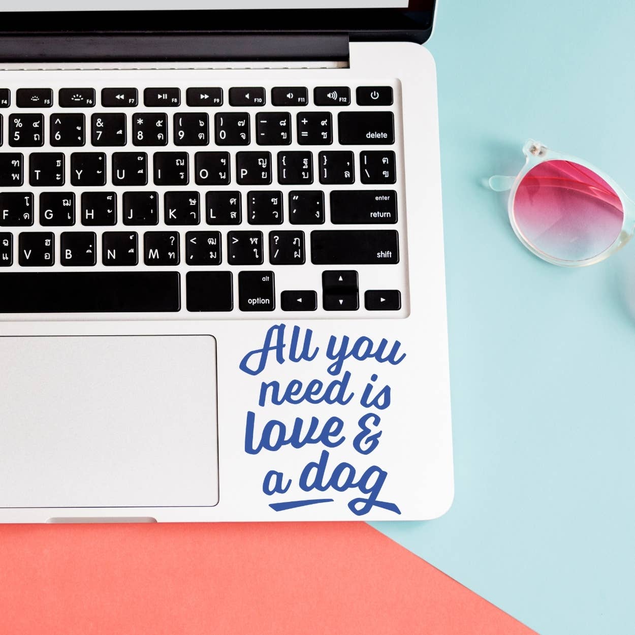 Stickerlishious - Wholesale Sticker - ALL YOU NEED IS LOVE & A DOG DECAL1