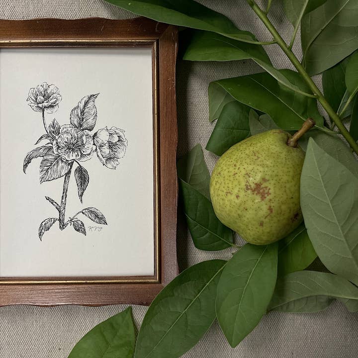 Kara Valentino Ffield Art - Wholesale Art Print - Pear Blossoms | Art Print 6