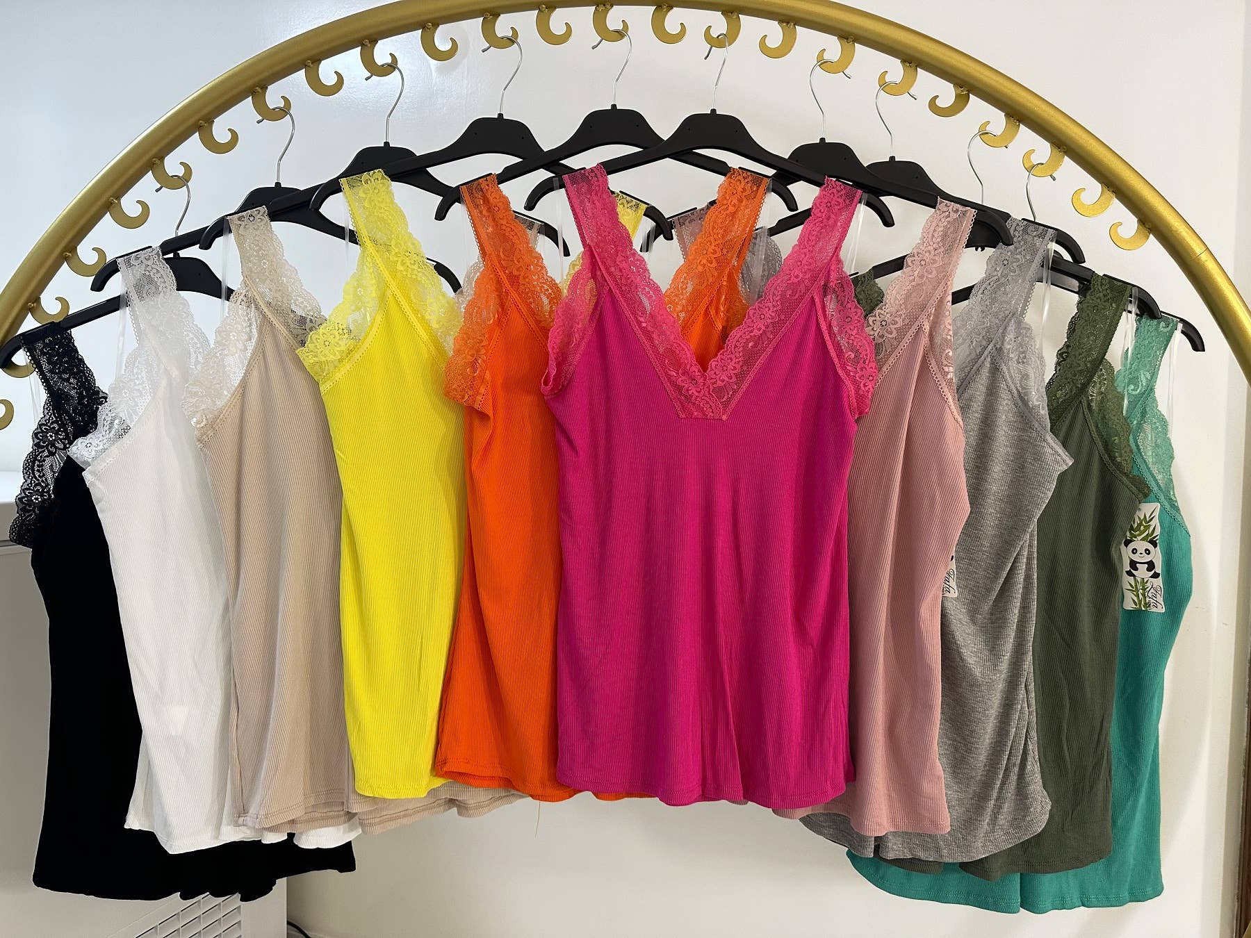 ZAFA PARIS - Wholesale Blouse - Women's - 11F00H73-Extra stretch viscose camisole with lace7