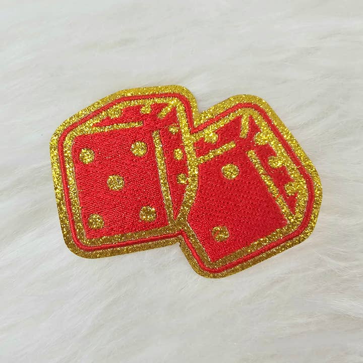 Scratch Decor - Wholesale Patch - Rolling Dice Embroidery Iron On Patch