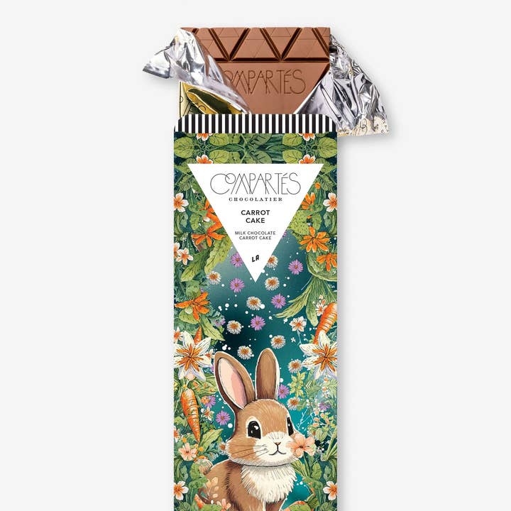 Compartes Chocolate - Wholesale Chocolate Bar - CARROT CAKE Gourmet Chocolate Bar