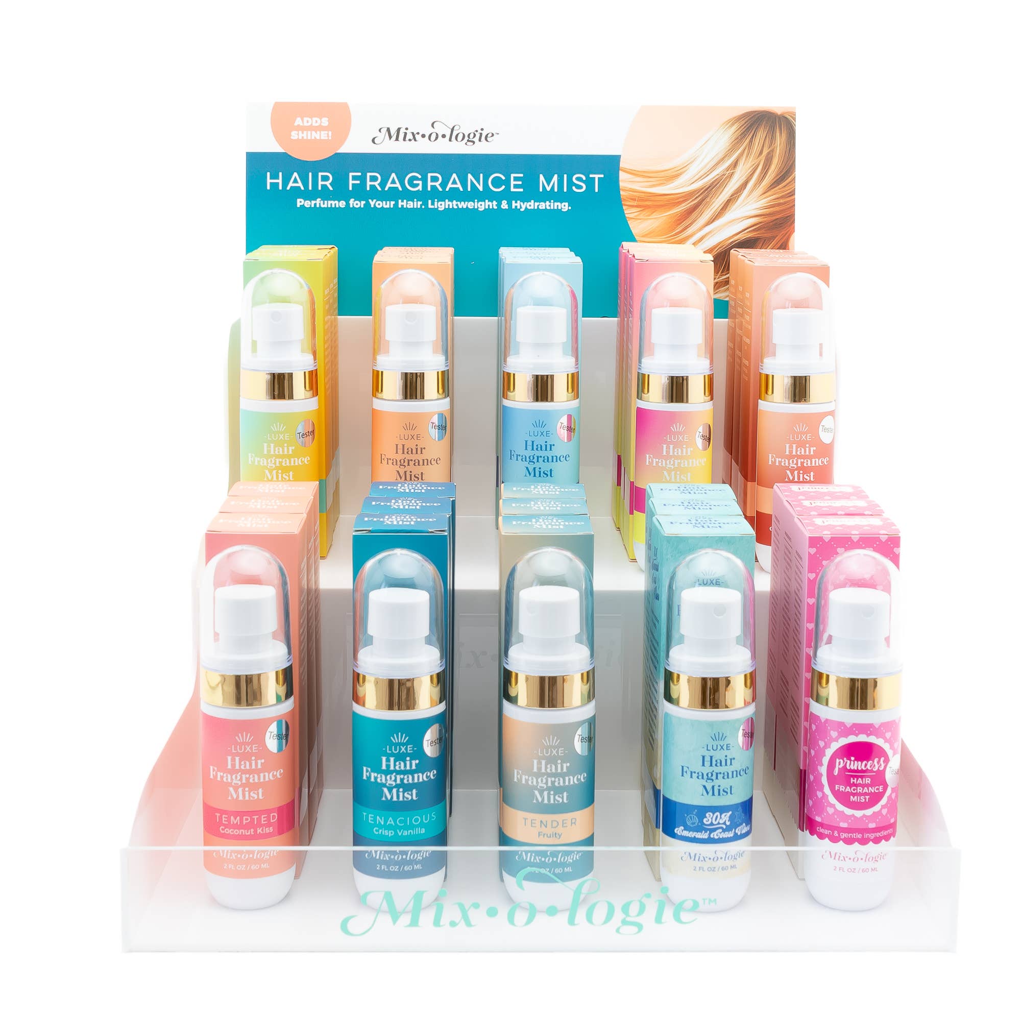 Mixologie - Wholesale Haircare Set/Kit - Hair Fragrance Mist Pre-Pack1