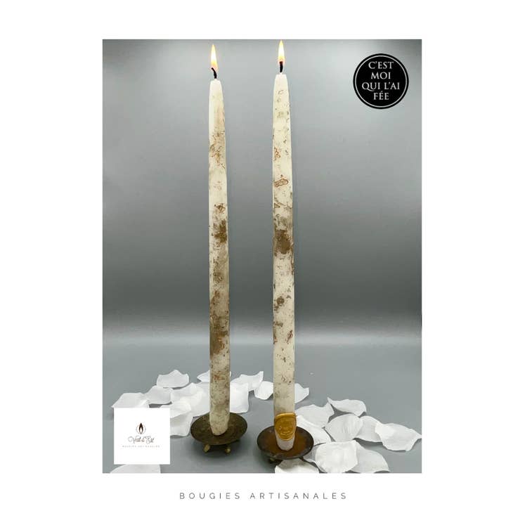 Bougies Vent d'Est - Wholesale Tapered Candle/Candlestick - Gold, Silver, and Trendy 2025 Colored Taper Candles9