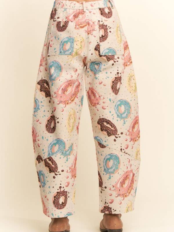 Davi & Dani - Wholesale Pants - Women's - FLOWER MESH CARGO JOGGERS8