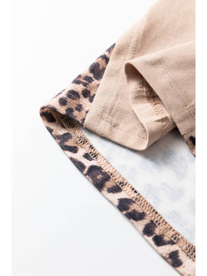 Straw Yellow Mineral Wash Leopard Plus Size Wide Leg Pants (S-4X) for wholesale on Faire6