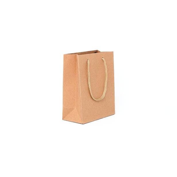 Inca UK - Vendita all'ingrosso Buste regalo - Busta regalo in carta kraft marrone 14,5x11,5x6 cm3