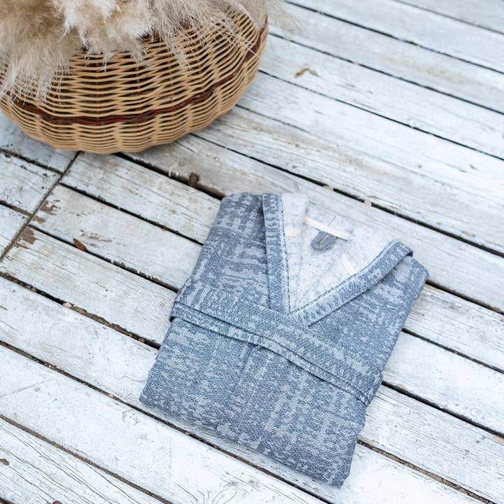 Kikoya - Wholesale Robe - Unisex - Terrybacked Bathrobe Turkish Cotton Light Weight Hood Quick24