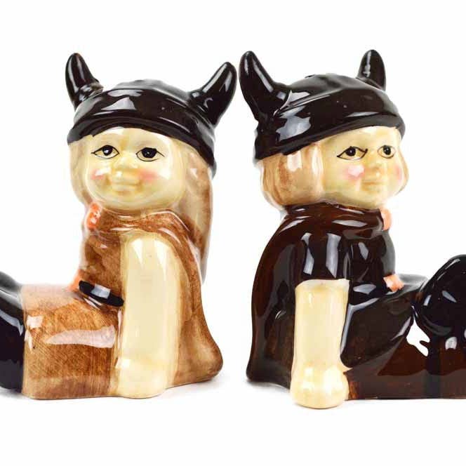 Vintage Salt & Pepper Viking Shakers for wholesale by European Heritage Gifts