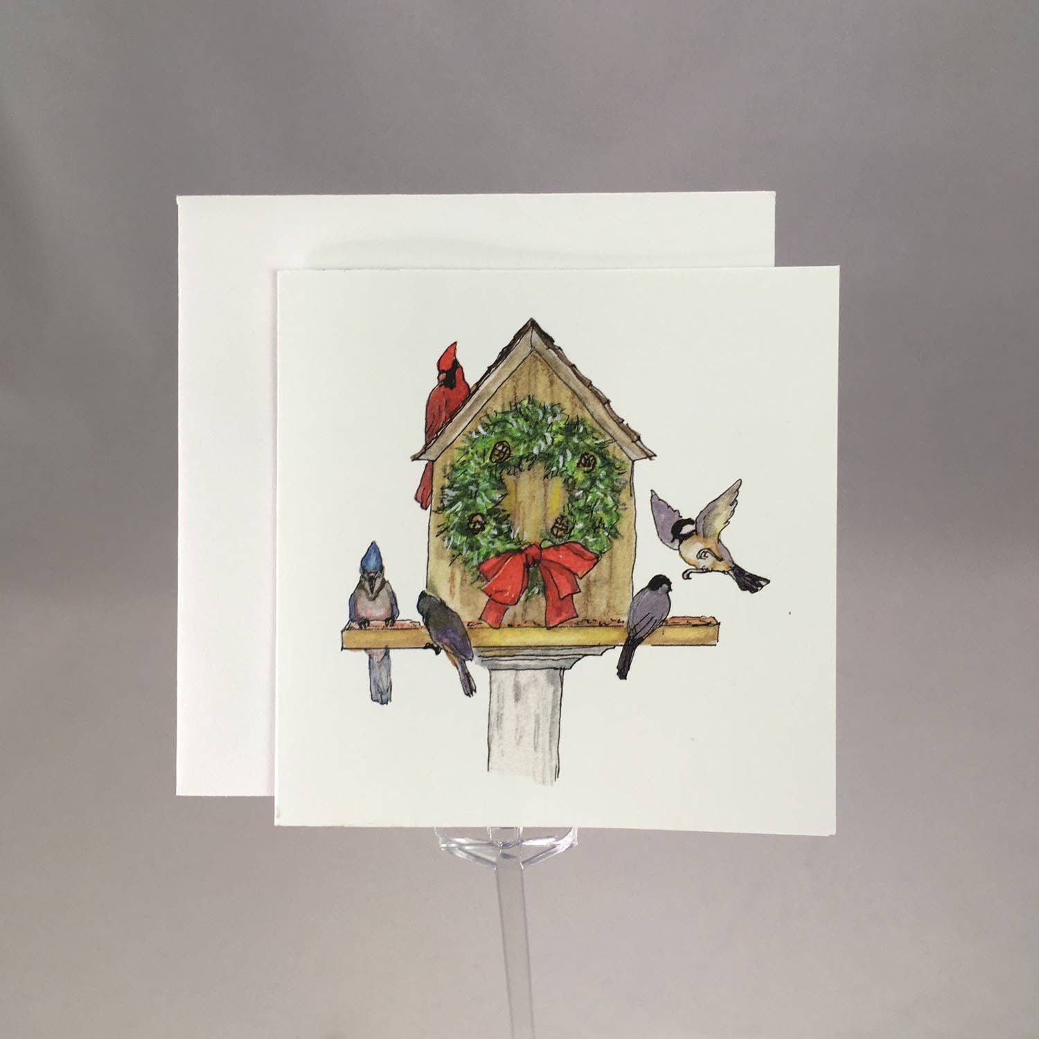 Woodfield Press - Wholesale Stationery/Notecard Set - #6107B - Birdhouse Bistro Enclosure Cards0