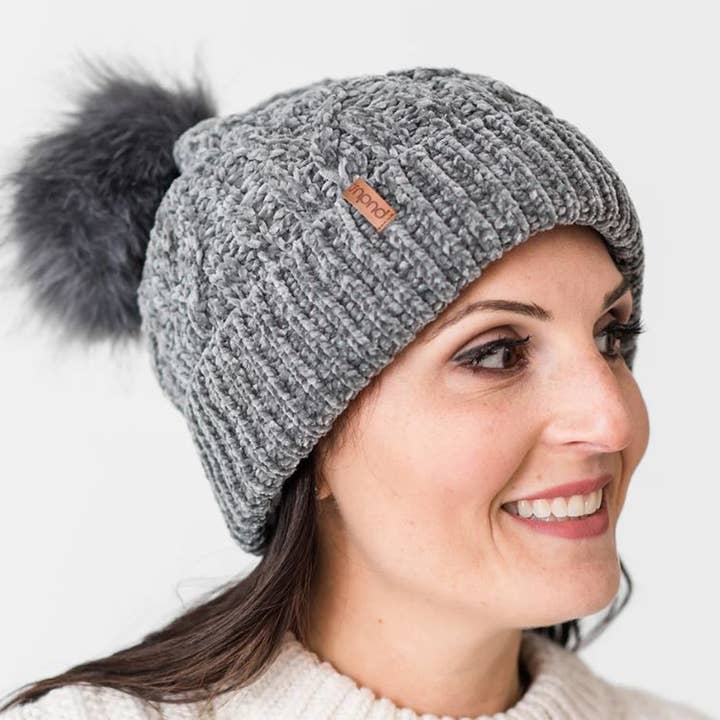 RECYCLED HATS CHENILLE ADULTS for wholesale by Pudus