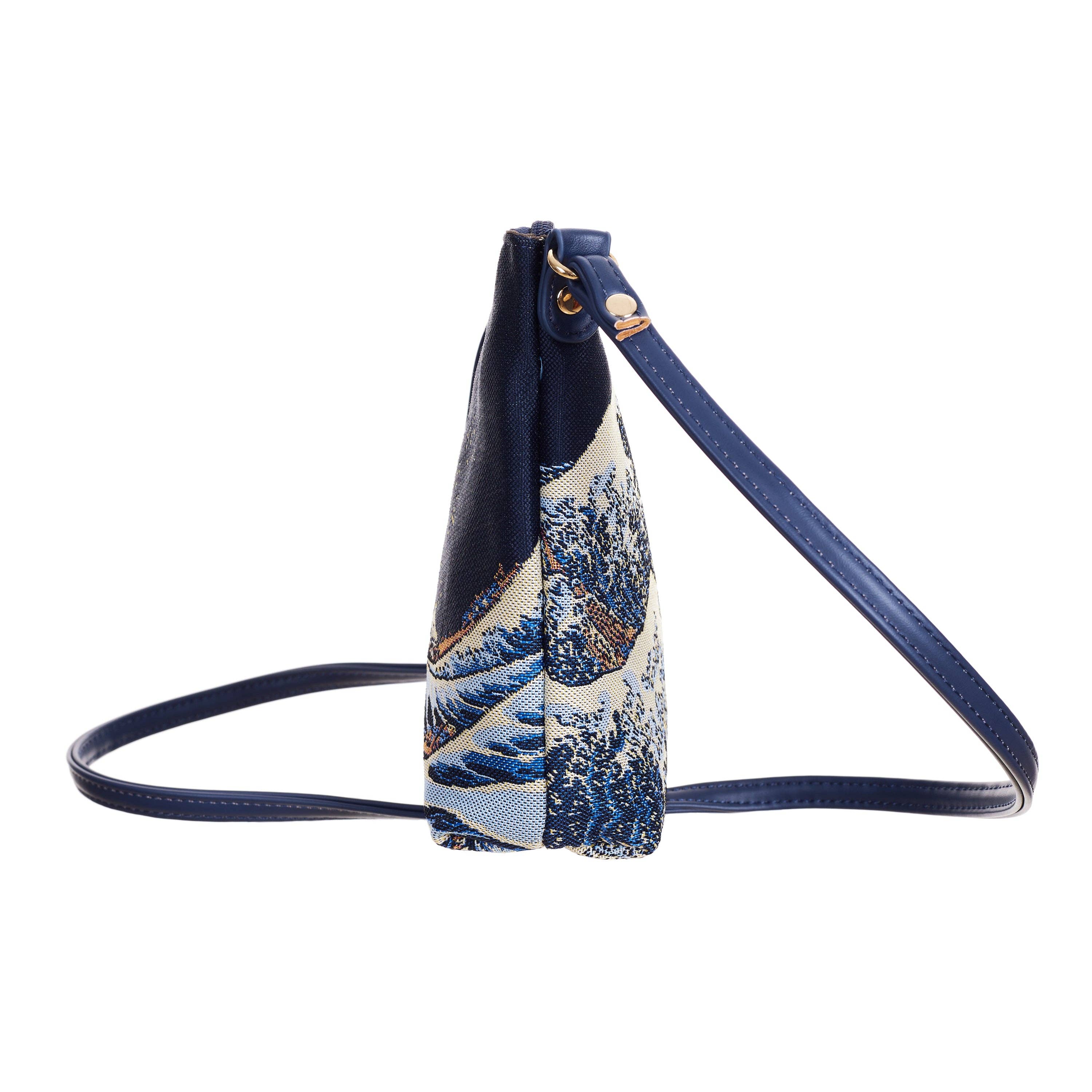 Signare Tapestry - Wholesale Crossbody Bag - Women's - The British Museum Great Wave Off Kanagawa - Sling Bag1
