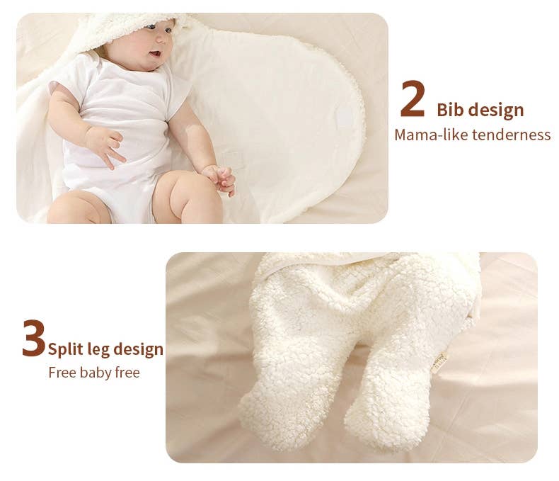 Mix Match Colors Cozy Swaddle Sleeping Bags warm wearable Infant for wholesale on Faire2