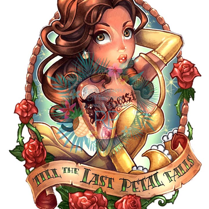 Belle T-Shirt Transfer for wholesale by Rustic Pineapple