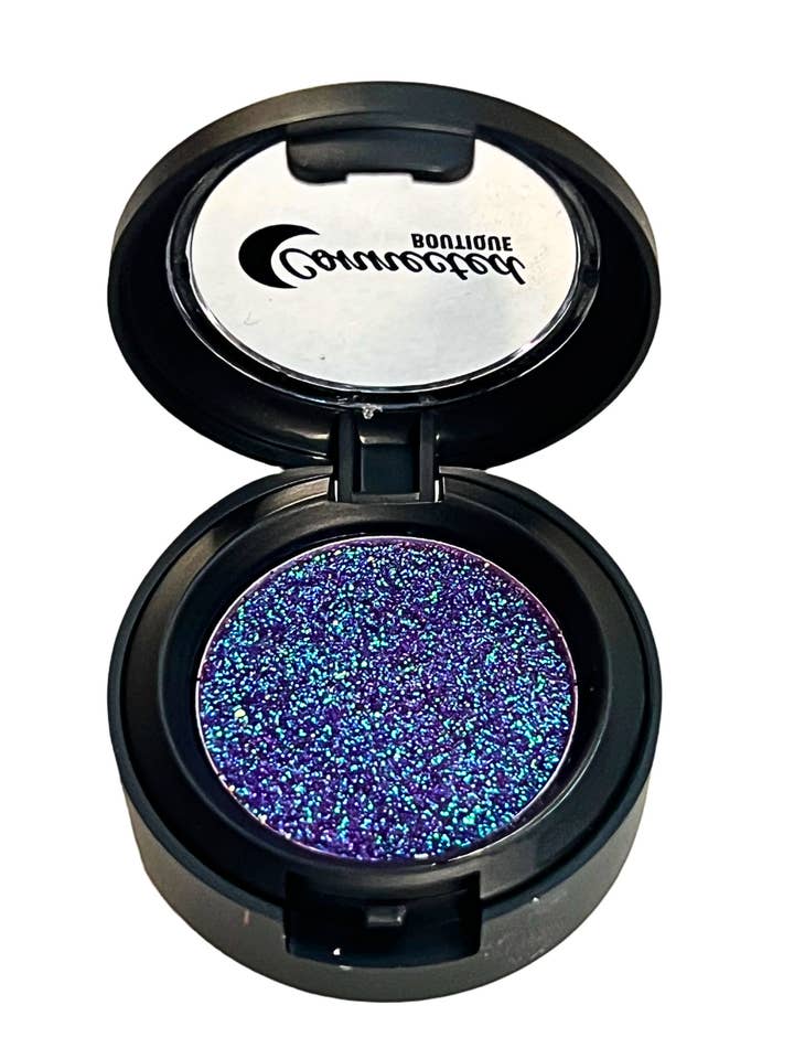 Magnetic Muse - Blue/Purple Duochrome Glitter Single Eyeshadow for wholesale by Connected Boutique