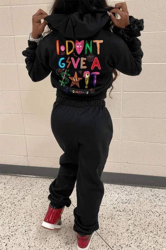 Queen Fashion - Vente Chemisier – femme - sweat-shirt à capuche graphique0