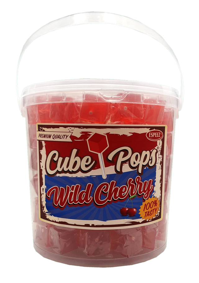 I Got Your Candy - Wholesale Gummy - Espeez Cube Pops Wild Cherry Jar - 100ct1
