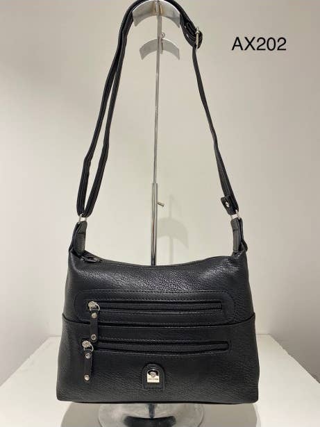 Adjustable faux leather handbag for wholesale by Phenixac