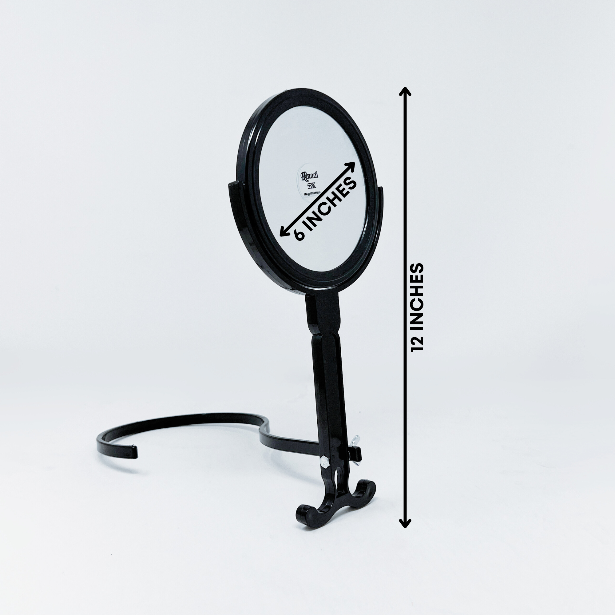 Rucci Professional - Wholesale Compact Mirror - M626/B
1X/5X Magnifying Black Plastic Neck Mirror4