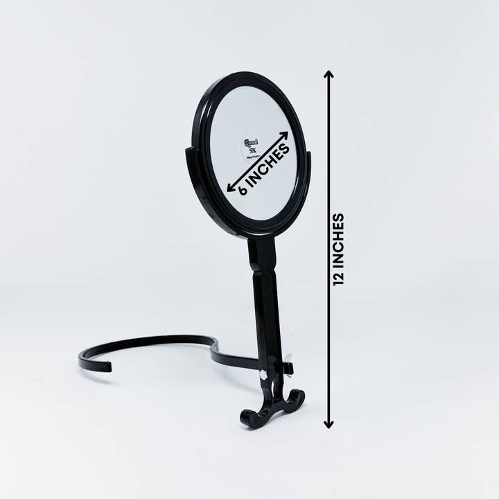 Rucci Professional - Wholesale Compact Mirror - M626/B
1X/5X Magnifying Black Plastic Neck Mirror4