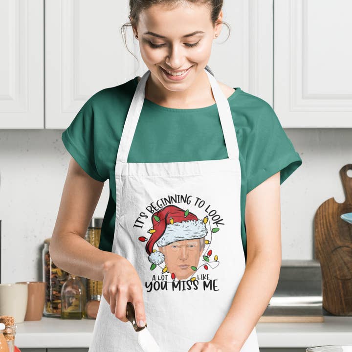 Christmas Apron - Funny Trump - Donald Trump for wholesale by Jackson + Wyatt