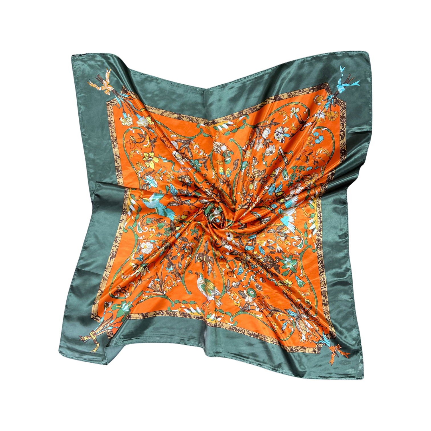 Lili Scarves (US Duty Free) - Wholesale Scarf - Women's - Bird Pattern Silk Touch Square Scarf14