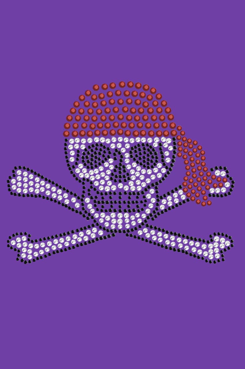 Dog in the Closet – Großhandel T-Shirt – Damen – Totenkopf mit rotem Bandana Damen T-Shirt13