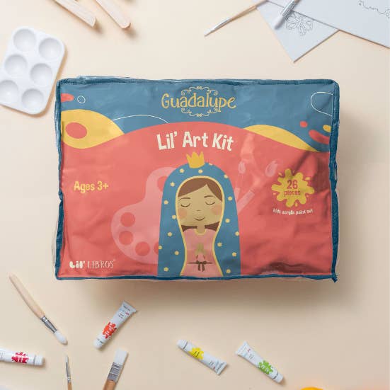 Lil' Libros ~ Bilingual Children's Books & Games - Wholesale Art Set - Kids & Baby - Lil' Guadalupe Art Kit (Bilingual: English and Spanish)