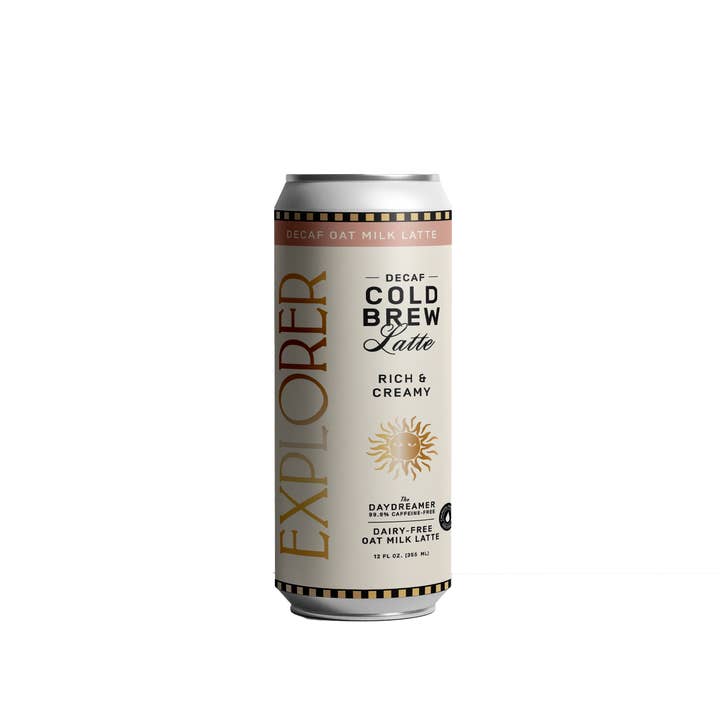 RTD Oat Latte Daydreamer 12oz can - case of 12 for wholesale by Explorer Coffee Co.