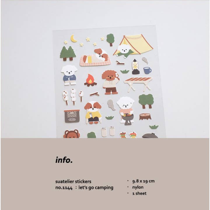 Hello Claws Limited - Wholesale Sticker - Suatelier | Let's go camping1