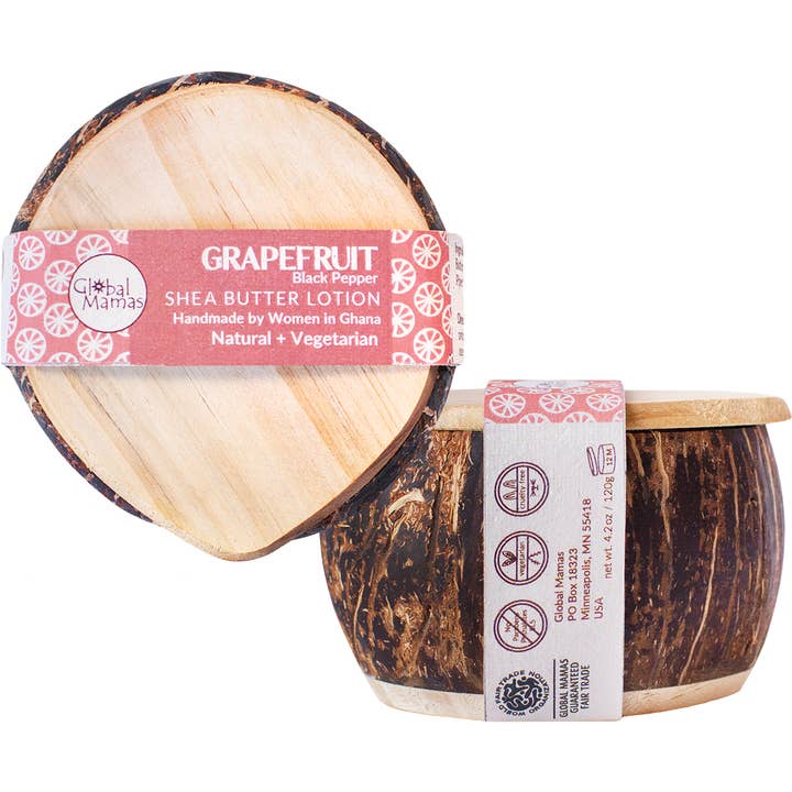 Shea Butter Lotion: Grapefruit Black Pepper for wholesale by Global Mamas