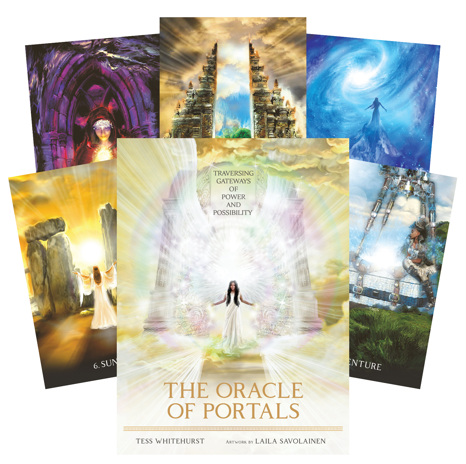Cardshouse - Wholesale Tarot Cards - The Oracle Of Portals Cards Blue Angel0