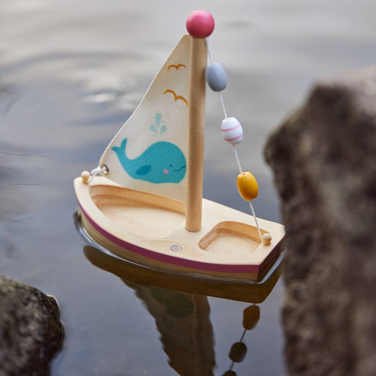 Bieco Spielwaren - Wholesale Wood Toy - Kids - Wooden sailing ship FSC®3