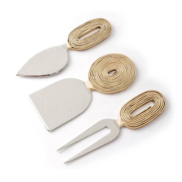 Coltelli da formaggio - Accessori per tagliere per salumi in 3 pezzi per la vendita all'ingrosso da parte di Serein Wellness