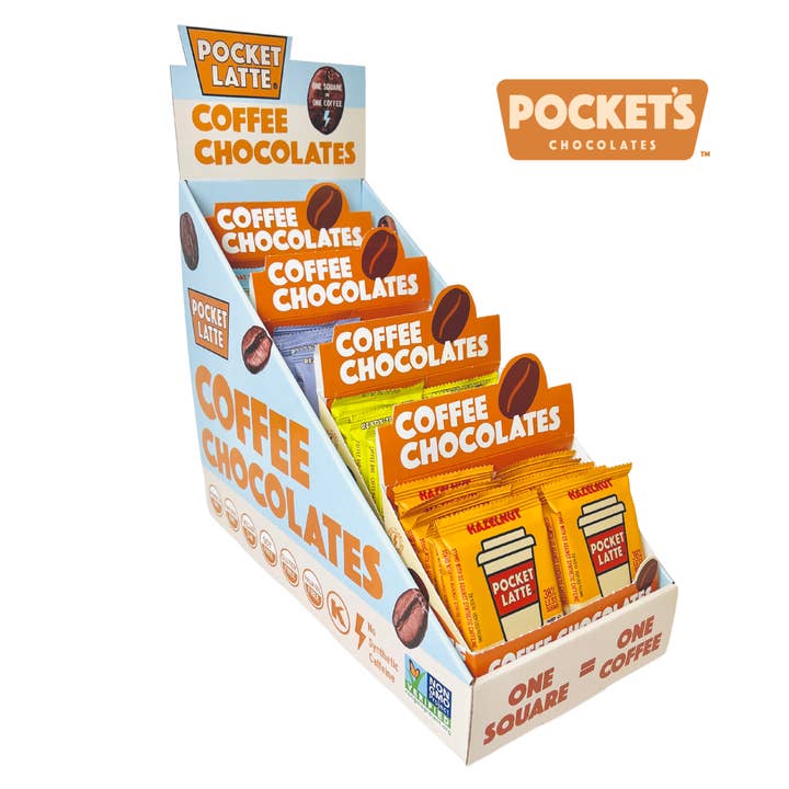 Countertop Starter Set - Coffee Chocolate Bars for wholesale by Pocket's Chocolates (Formerly Pocket Latte)