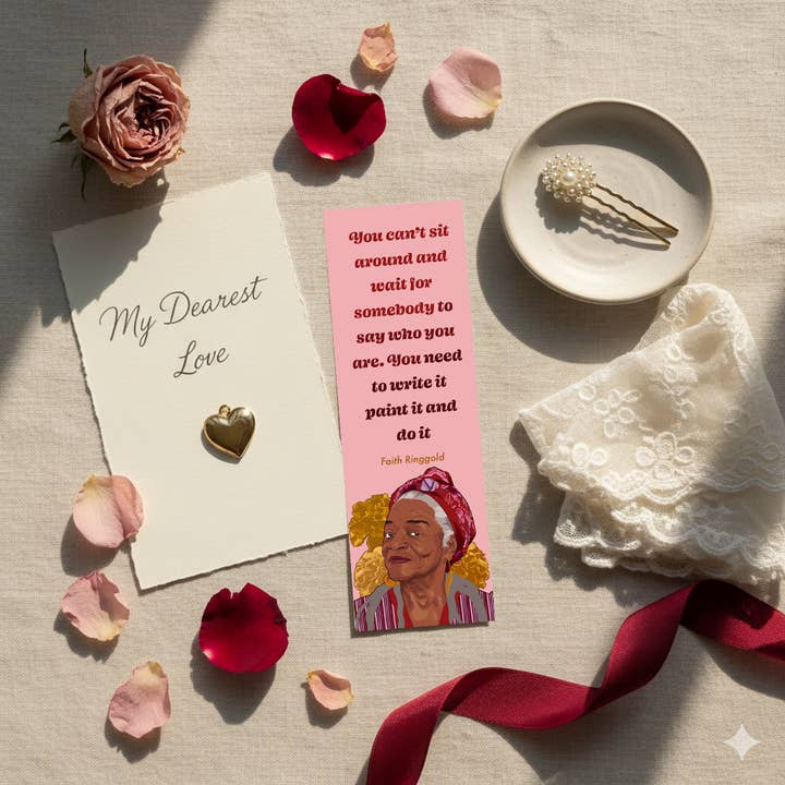 Faith Ringgold Bookmark for wholesale by Taylor McManus Illustration