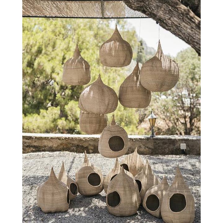 Hole Basket - Handmade Decorative Baskets for wholesale by Benú Handmade Ethnic Creations