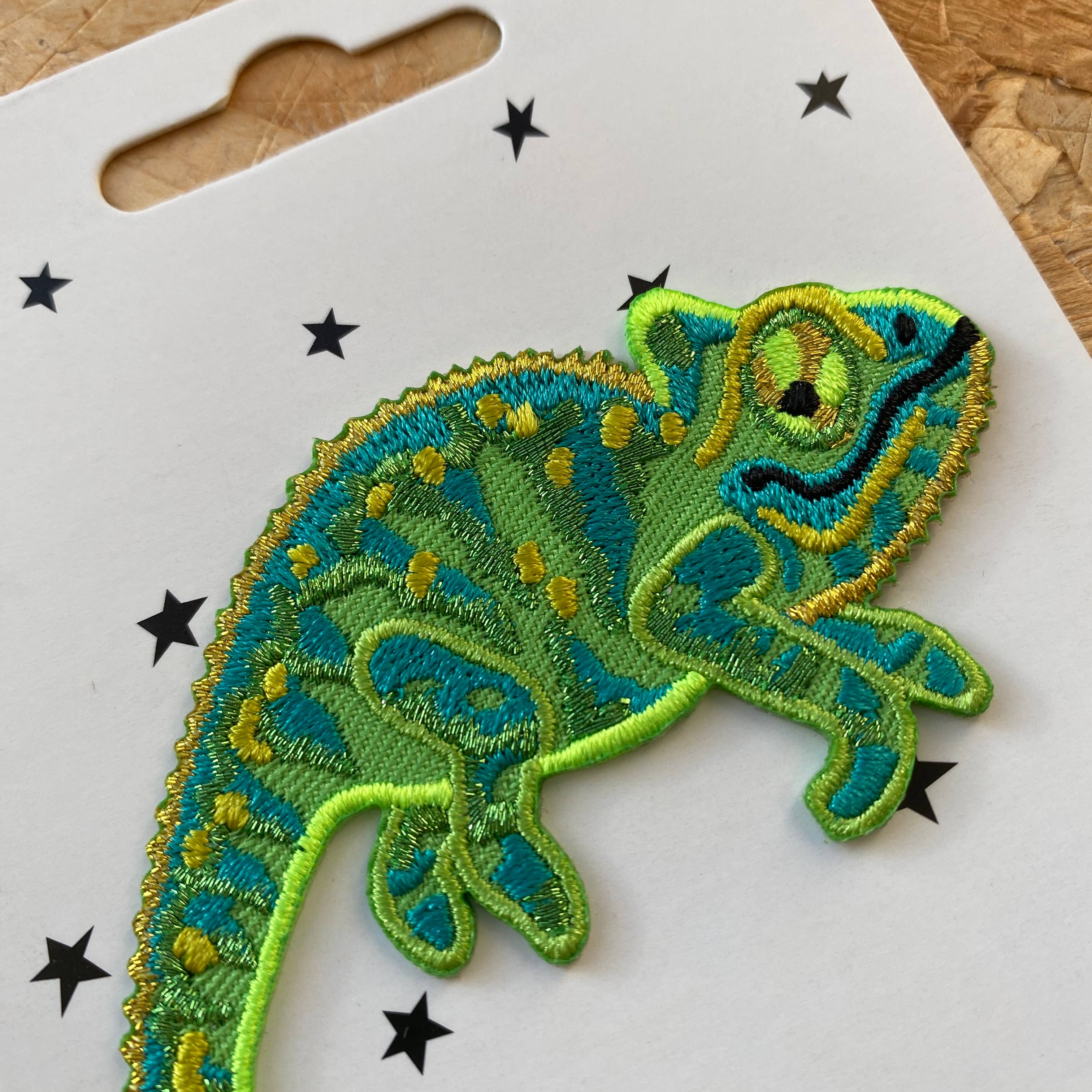 Petra Boase Ltd (US Duties Paid) - Wholesale Patch - Iron on Patch (Pack of 6) - Chameleon1