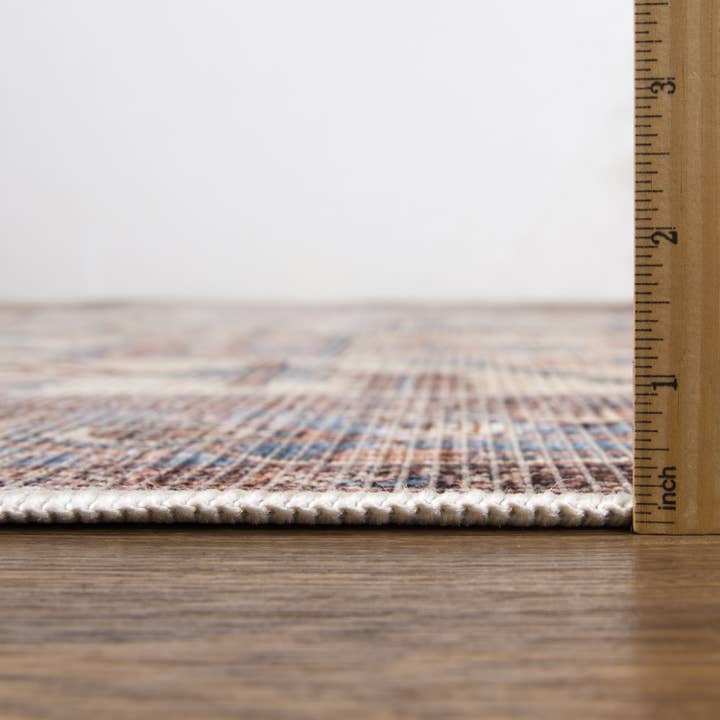 Abani Rugs - Vente Tapis - Tapis Abani Lola en terre cuite beige lavable en machine5