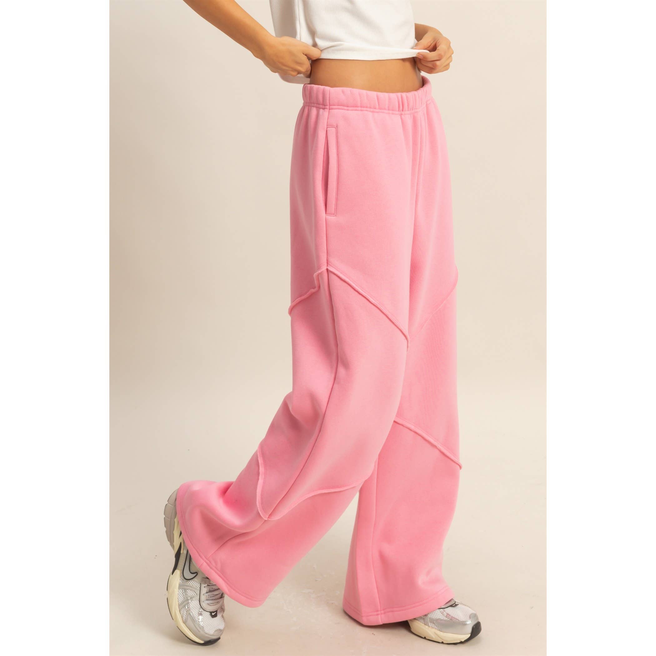 HYFVE - Wholesale Lounge Sweatpants/Joggers - Women's - Relaxed-Fit Jogger Pants With Pocket Detail14