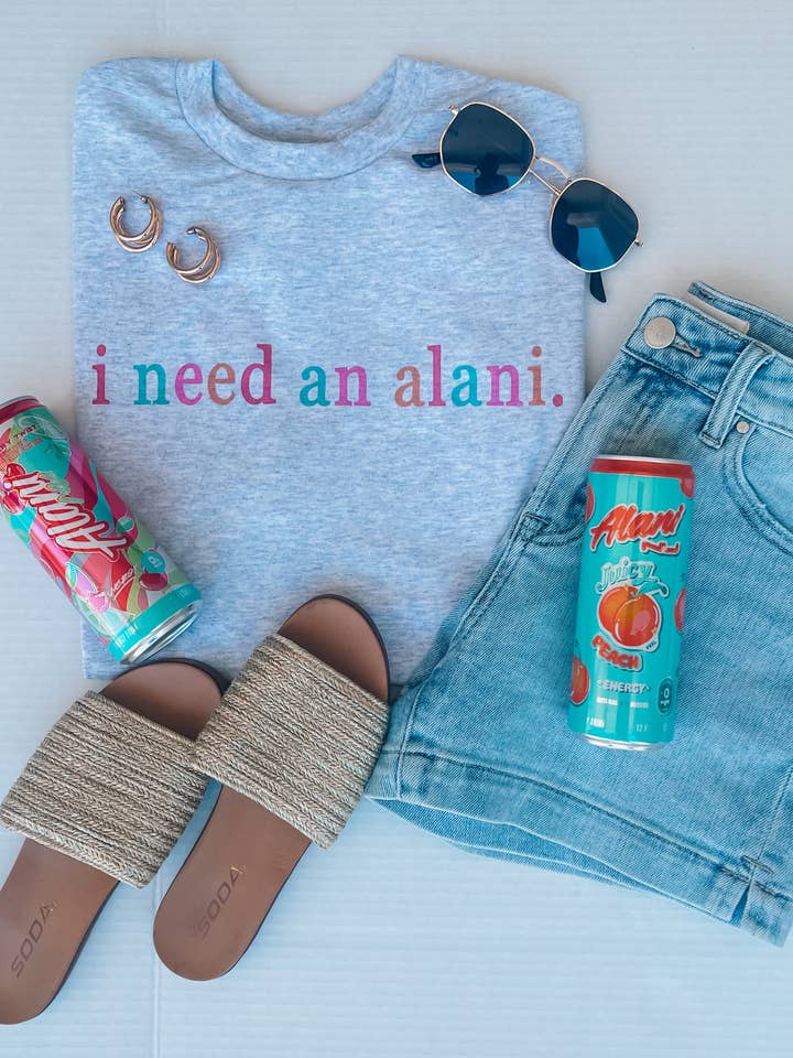 I Need an Alani Graphic Tee (S-2XL) for wholesale by The Sassy Owl