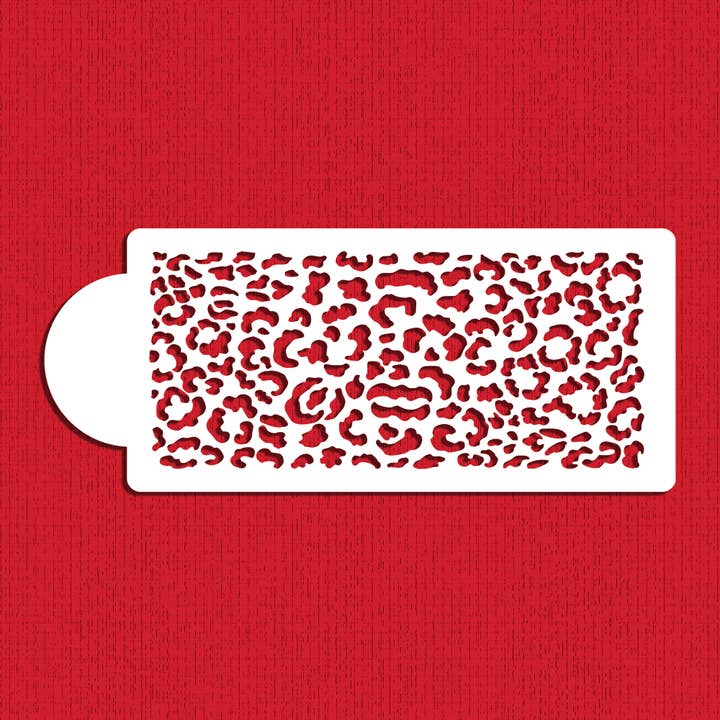 Pochoir à gâteau en peau de léopard 10,2 cm pour la vente par Designer Stencils