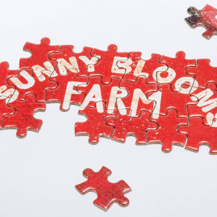 Primitives by Kathy - Wholesale Puzzle - Adult - Sunflowers Sunny Blooms Farm Puzzle