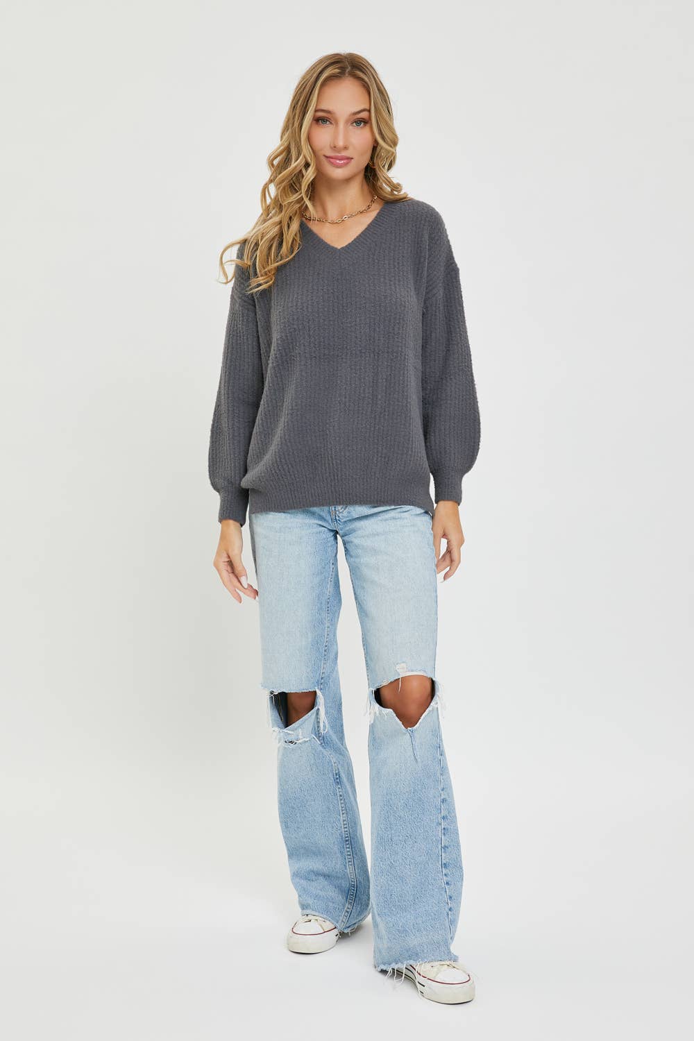 Sweet Lovely by Jen - Wholesale Knit Sweater - Women's -  EVERYDAY CASUAL  SWEATER63