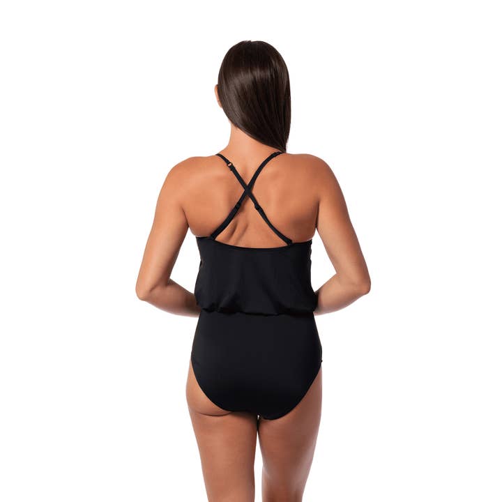 BLACK KATRINA ONE PIECE for wholesale on Faire1