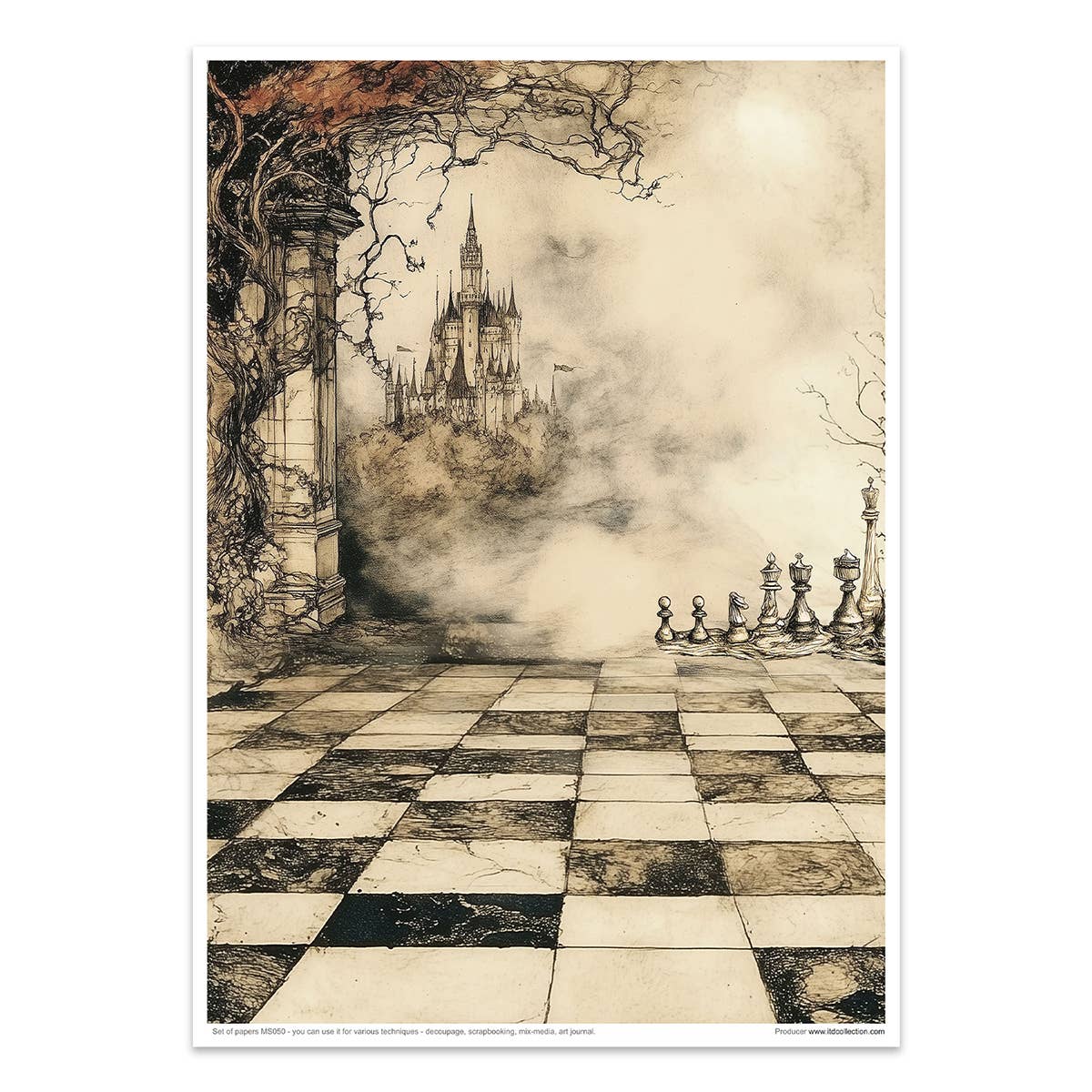 ITD Collection - Wholesale Craft Supplies - Creative set MS050 - Alice's Magic - a world without logic-210